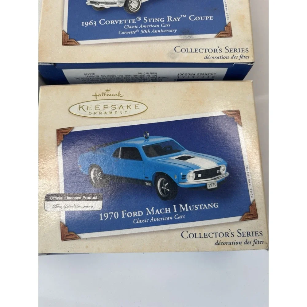 Hallmark Keepsake‎ Ornaments Vintage Cars Collectors Series 2002-2009 Mustang